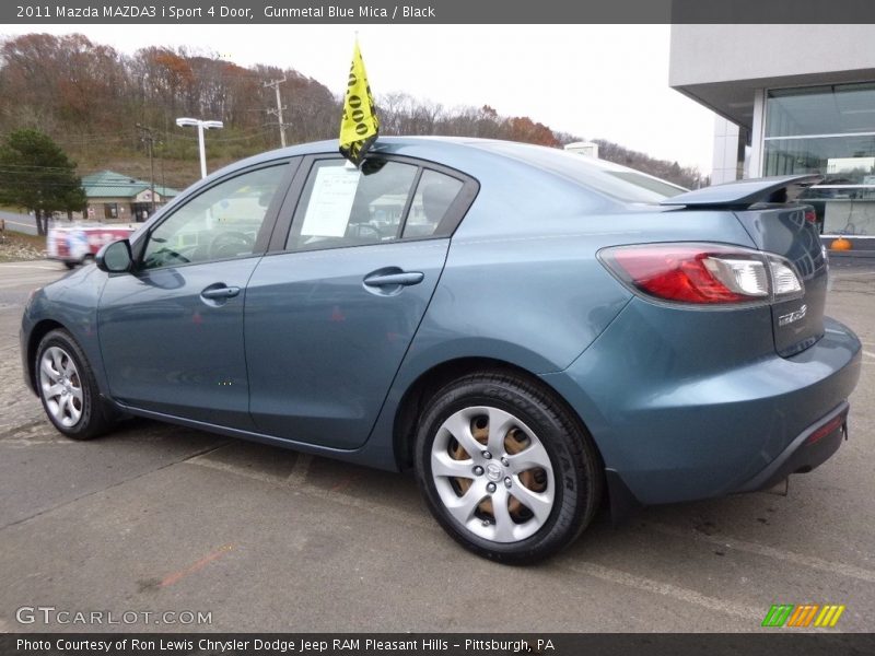 Gunmetal Blue Mica / Black 2011 Mazda MAZDA3 i Sport 4 Door