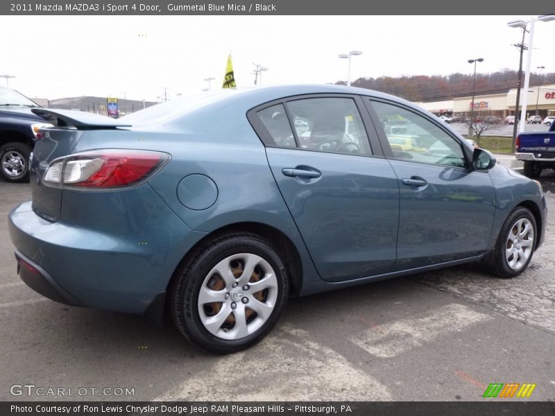 Gunmetal Blue Mica / Black 2011 Mazda MAZDA3 i Sport 4 Door