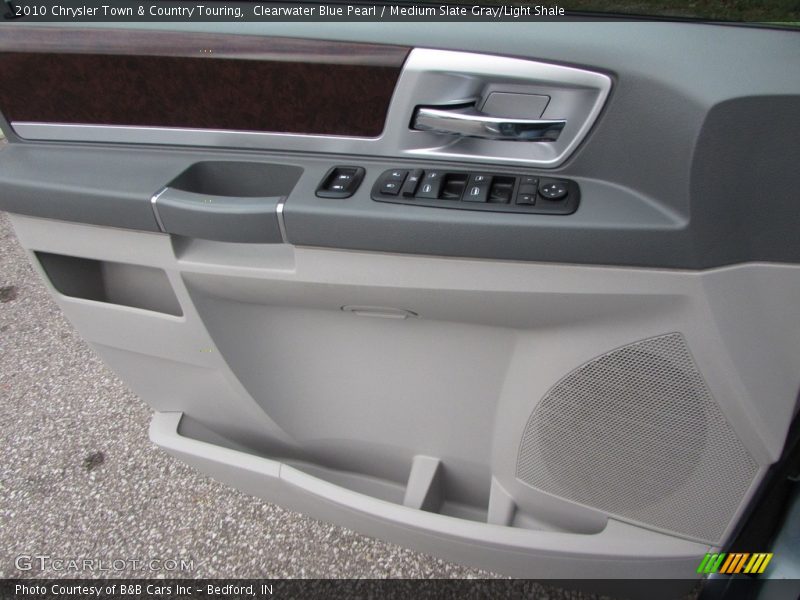 Clearwater Blue Pearl / Medium Slate Gray/Light Shale 2010 Chrysler Town & Country Touring
