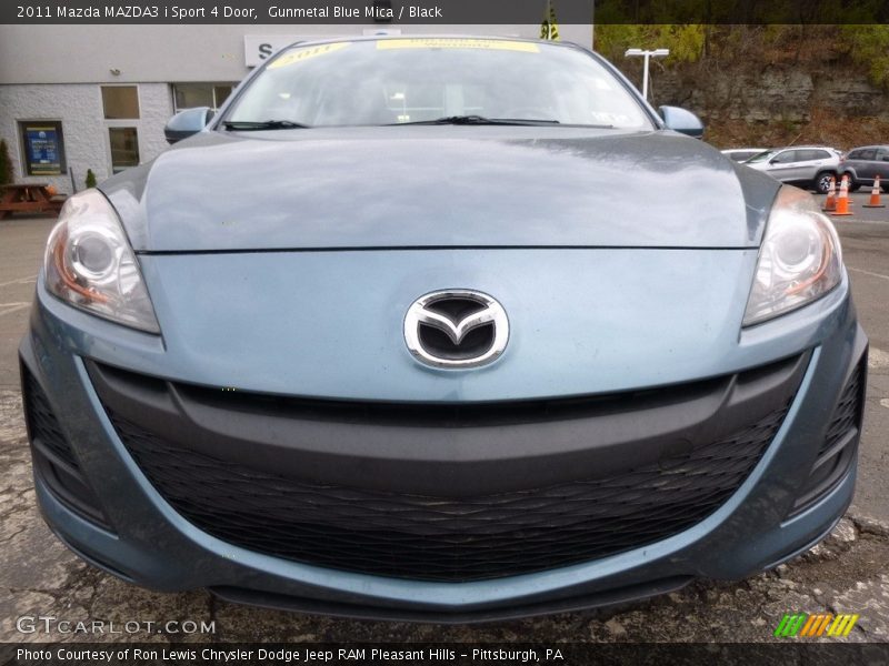 Gunmetal Blue Mica / Black 2011 Mazda MAZDA3 i Sport 4 Door