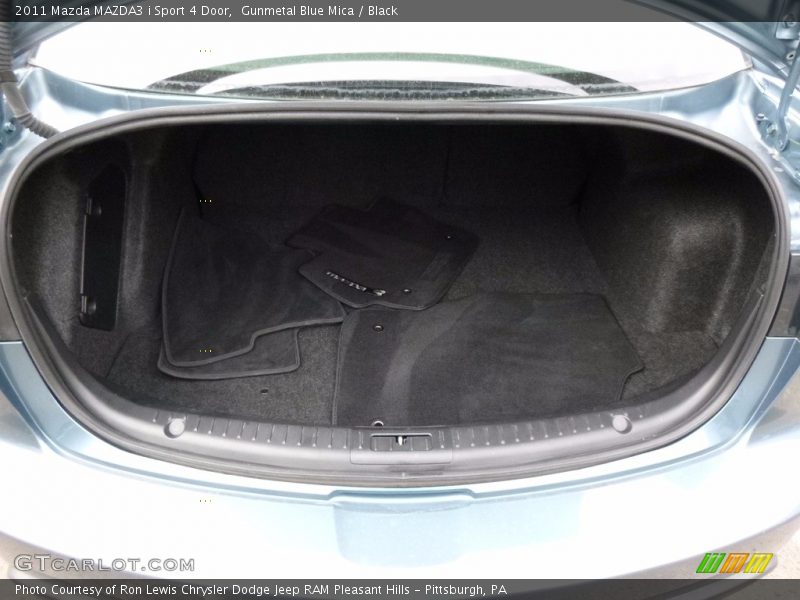 Gunmetal Blue Mica / Black 2011 Mazda MAZDA3 i Sport 4 Door