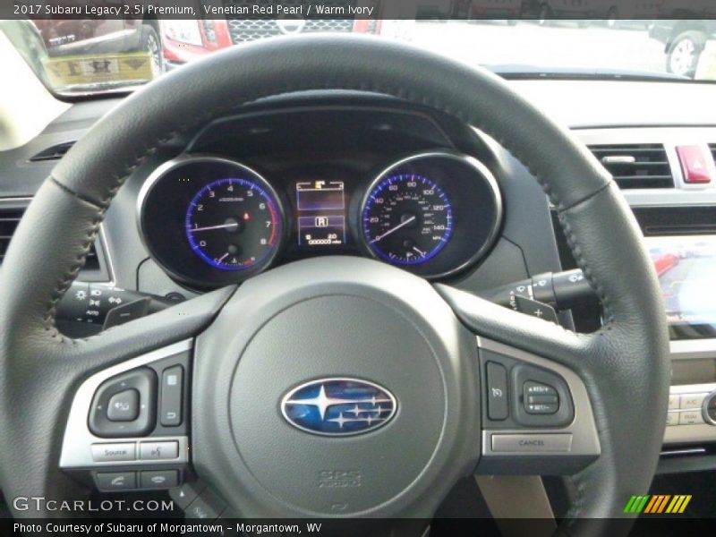 Venetian Red Pearl / Warm Ivory 2017 Subaru Legacy 2.5i Premium