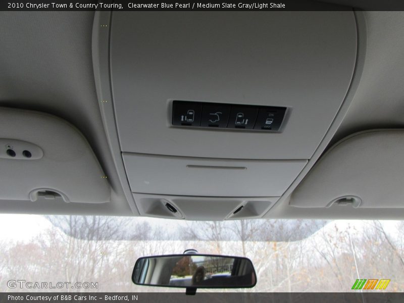 Clearwater Blue Pearl / Medium Slate Gray/Light Shale 2010 Chrysler Town & Country Touring