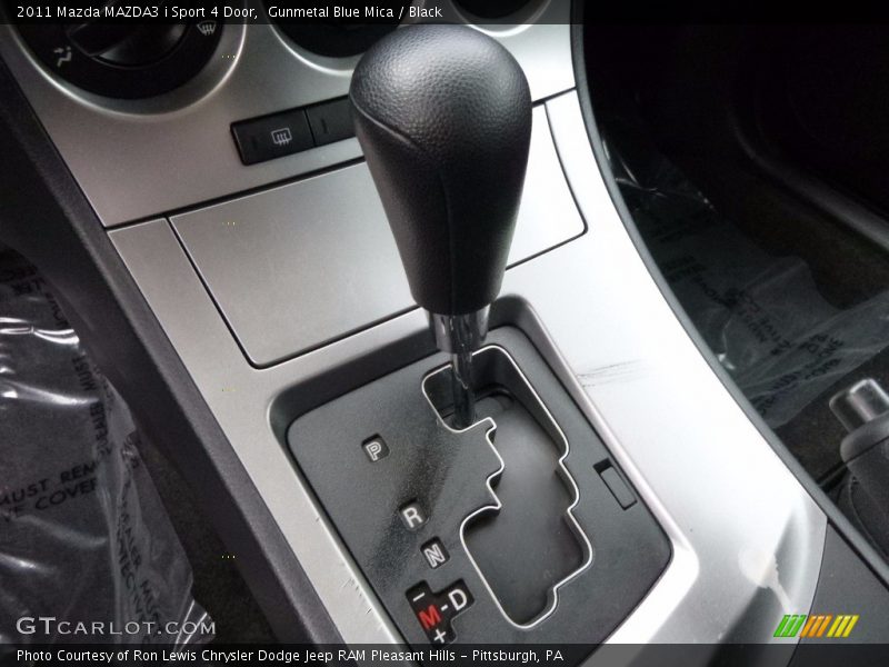 Gunmetal Blue Mica / Black 2011 Mazda MAZDA3 i Sport 4 Door