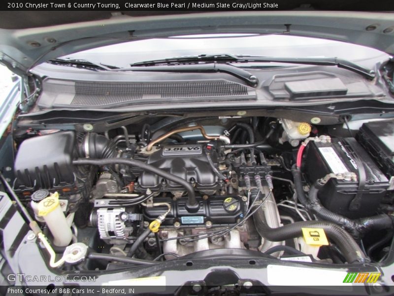 Clearwater Blue Pearl / Medium Slate Gray/Light Shale 2010 Chrysler Town & Country Touring