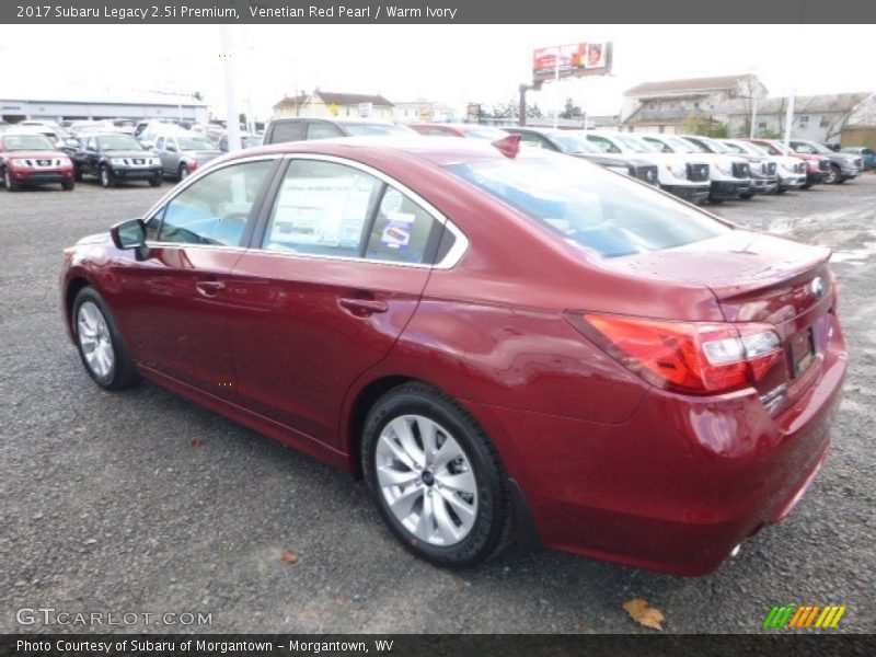 Venetian Red Pearl / Warm Ivory 2017 Subaru Legacy 2.5i Premium