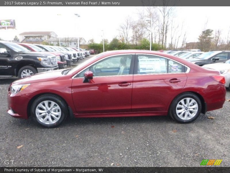Venetian Red Pearl / Warm Ivory 2017 Subaru Legacy 2.5i Premium