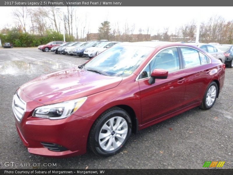 Venetian Red Pearl / Warm Ivory 2017 Subaru Legacy 2.5i Premium
