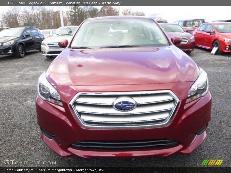 Venetian Red Pearl / Warm Ivory 2017 Subaru Legacy 2.5i Premium