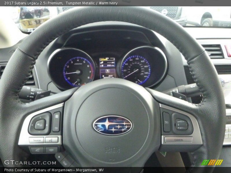 Tungsten Metallic / Warm Ivory 2017 Subaru Legacy 2.5i Premium