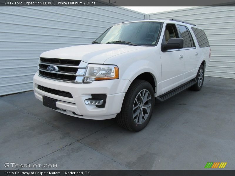 White Platinum / Dune 2017 Ford Expedition EL XLT