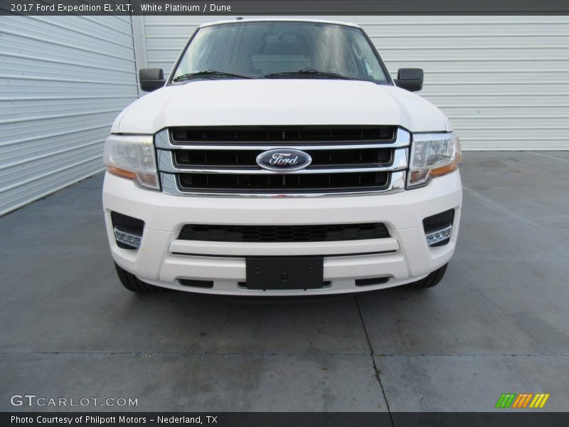 White Platinum / Dune 2017 Ford Expedition EL XLT