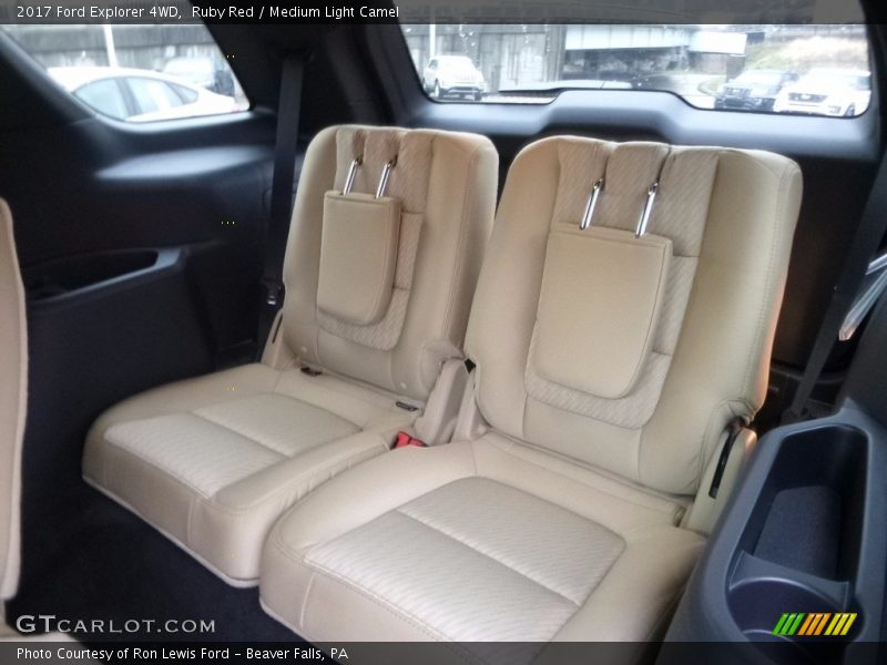 Ruby Red / Medium Light Camel 2017 Ford Explorer 4WD