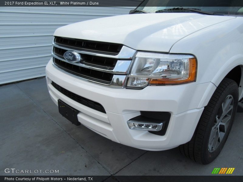 White Platinum / Dune 2017 Ford Expedition EL XLT
