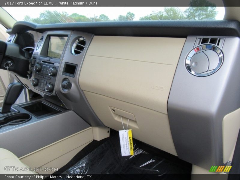 White Platinum / Dune 2017 Ford Expedition EL XLT