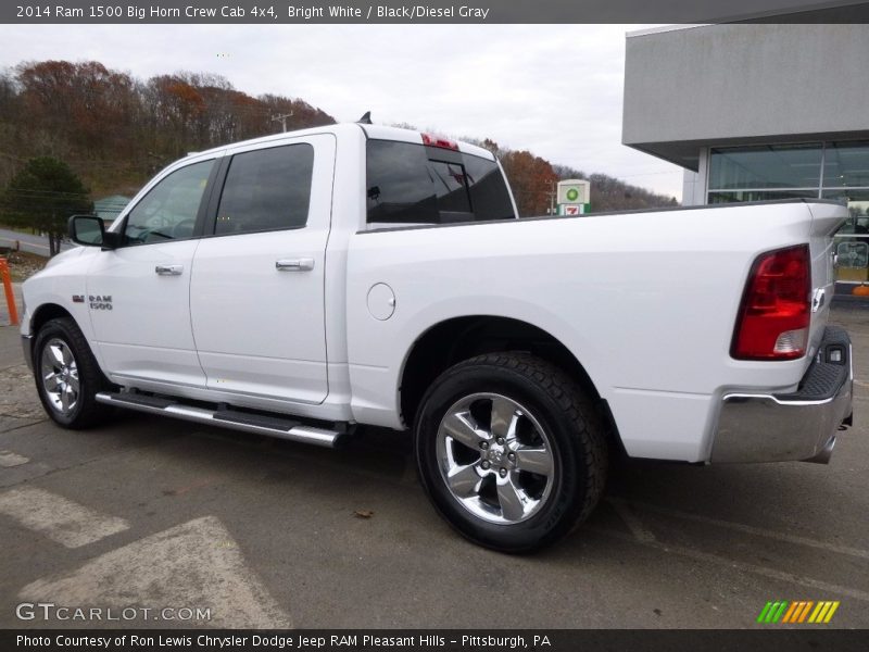 Bright White / Black/Diesel Gray 2014 Ram 1500 Big Horn Crew Cab 4x4
