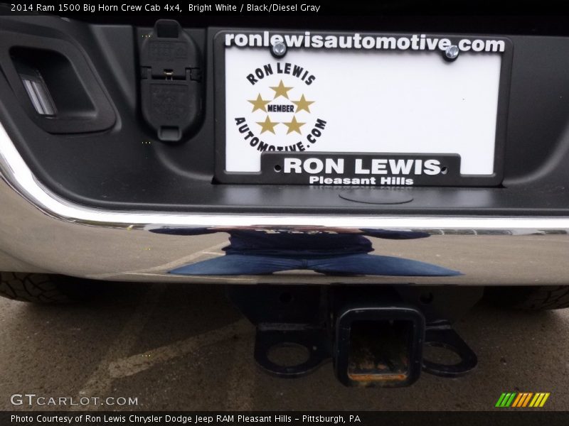 Bright White / Black/Diesel Gray 2014 Ram 1500 Big Horn Crew Cab 4x4