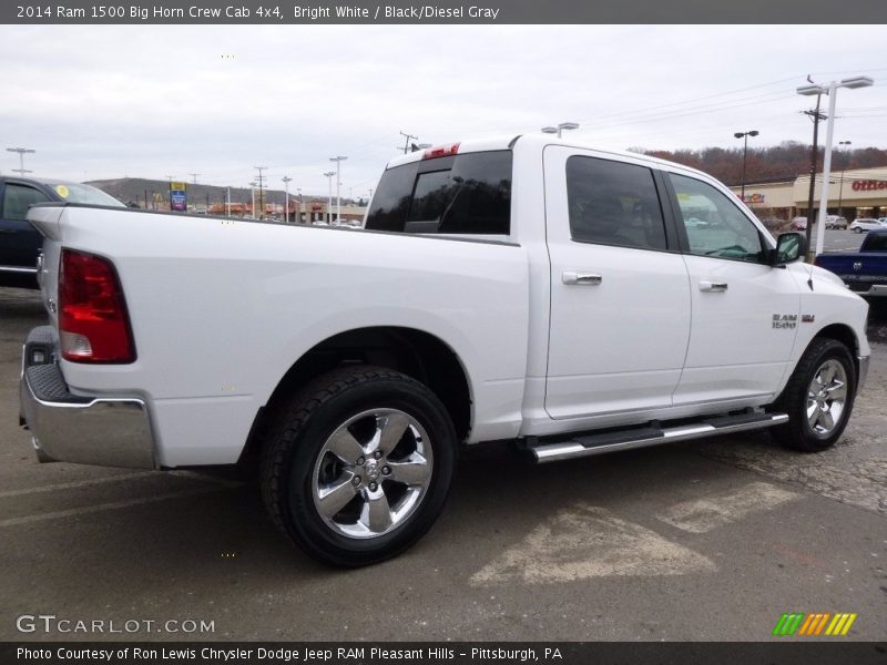 Bright White / Black/Diesel Gray 2014 Ram 1500 Big Horn Crew Cab 4x4