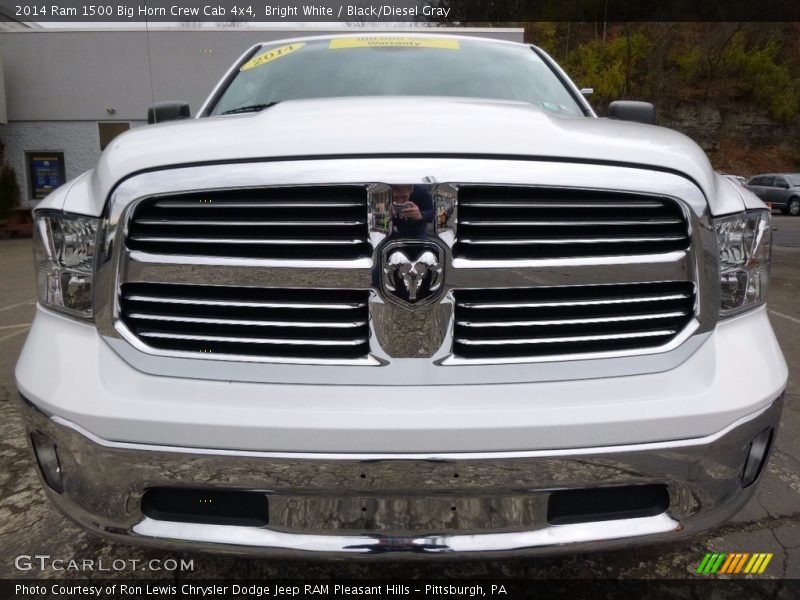 Bright White / Black/Diesel Gray 2014 Ram 1500 Big Horn Crew Cab 4x4