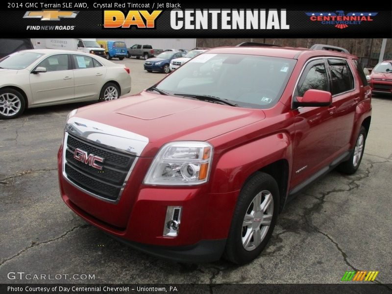 Crystal Red Tintcoat / Jet Black 2014 GMC Terrain SLE AWD