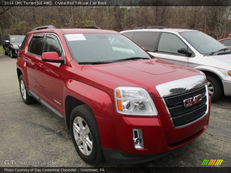 Crystal Red Tintcoat / Jet Black 2014 GMC Terrain SLE AWD