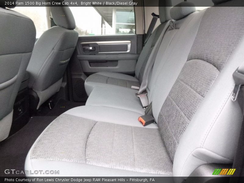 Bright White / Black/Diesel Gray 2014 Ram 1500 Big Horn Crew Cab 4x4