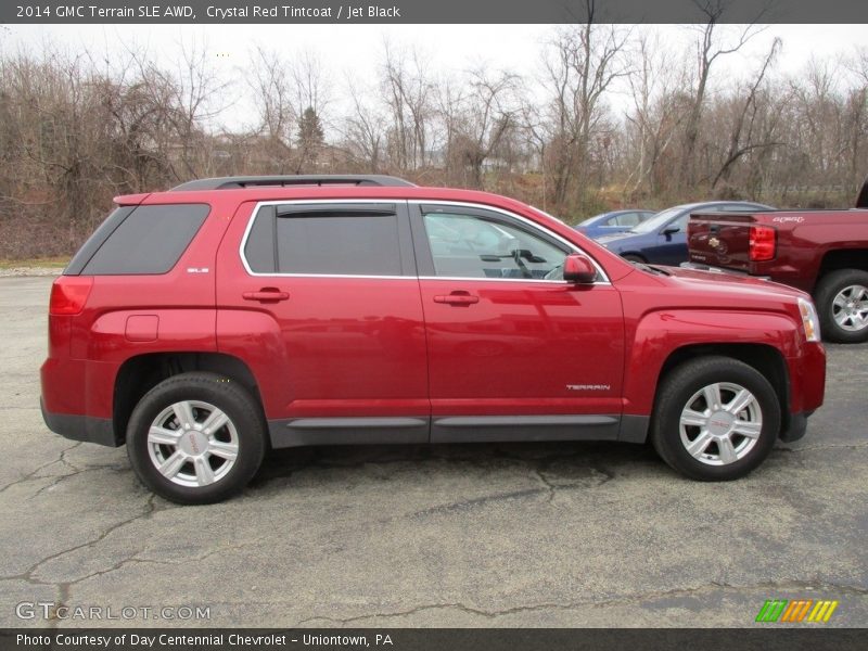 Crystal Red Tintcoat / Jet Black 2014 GMC Terrain SLE AWD