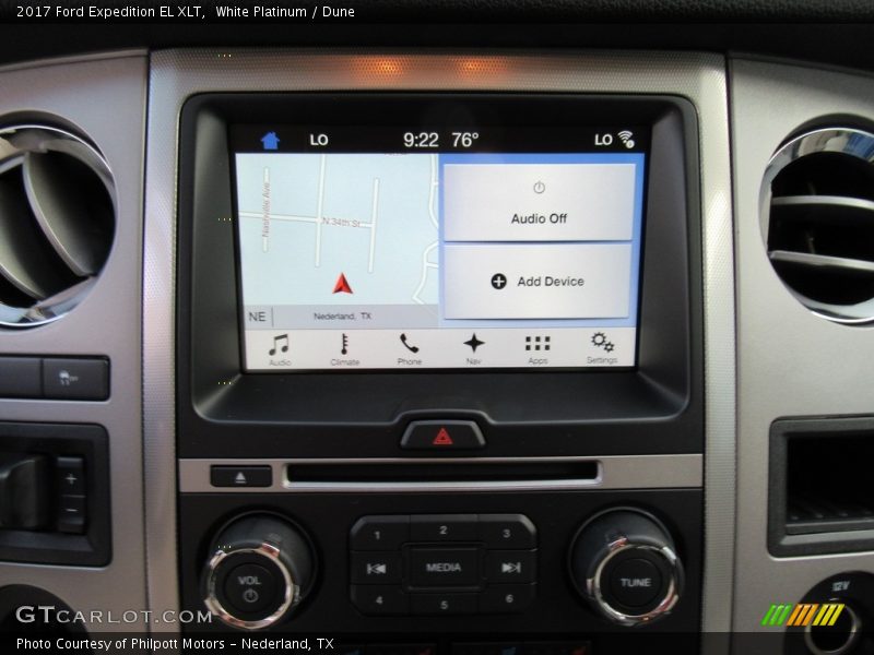 Navigation of 2017 Expedition EL XLT