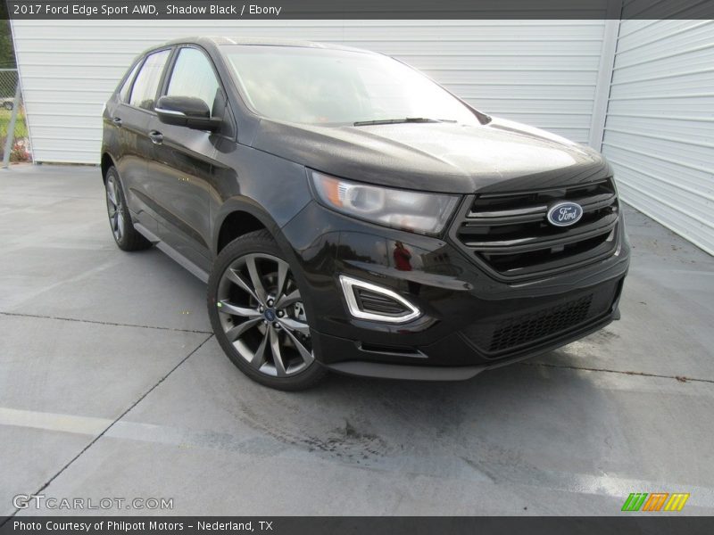 Shadow Black / Ebony 2017 Ford Edge Sport AWD