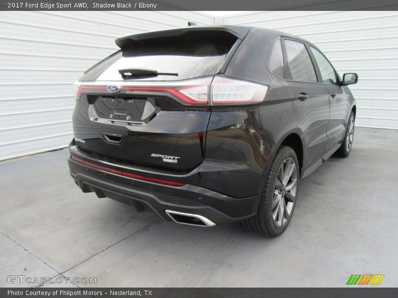 Shadow Black / Ebony 2017 Ford Edge Sport AWD