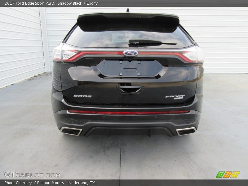 Shadow Black / Ebony 2017 Ford Edge Sport AWD