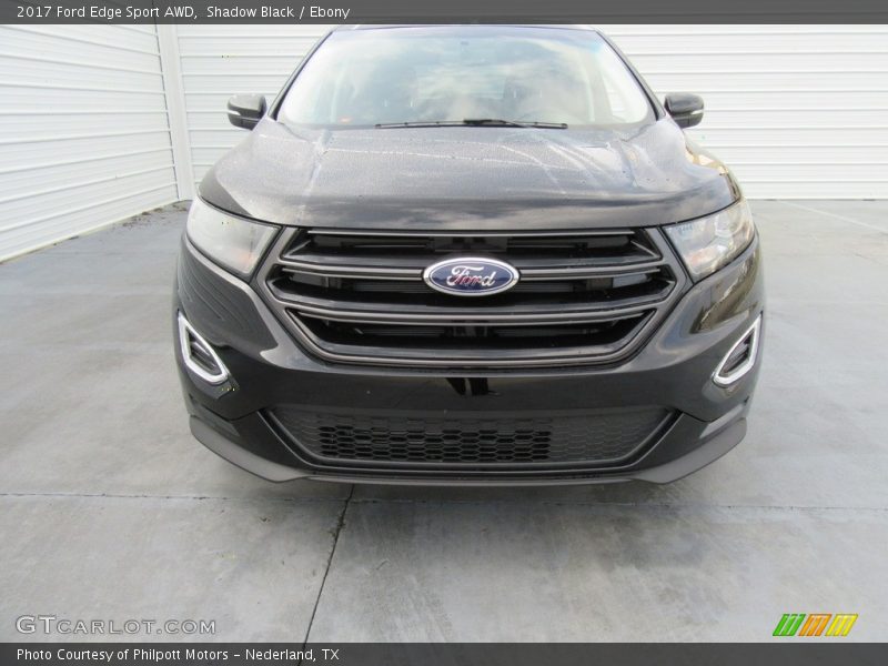 Shadow Black / Ebony 2017 Ford Edge Sport AWD