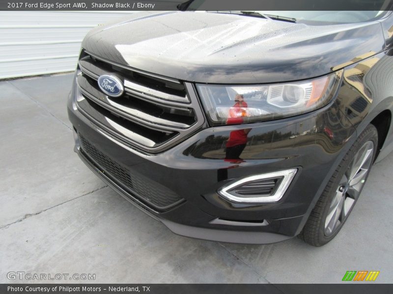 Shadow Black / Ebony 2017 Ford Edge Sport AWD