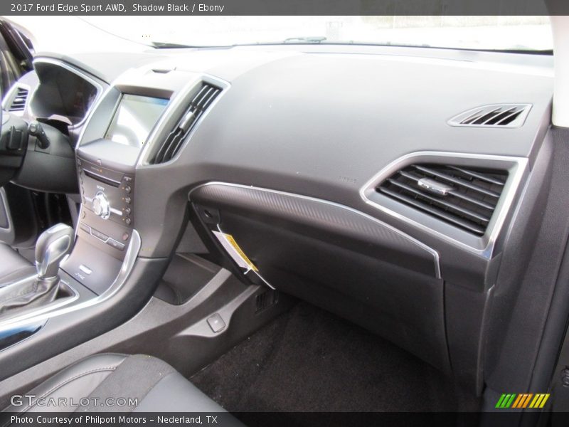 Shadow Black / Ebony 2017 Ford Edge Sport AWD
