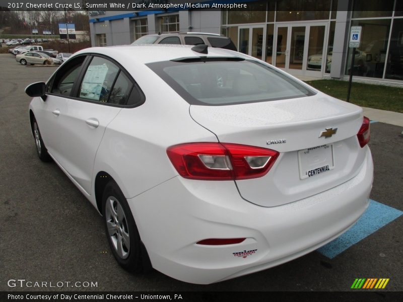 Summit White / Dark Atmosphere/Medium Atmosphere 2017 Chevrolet Cruze LS