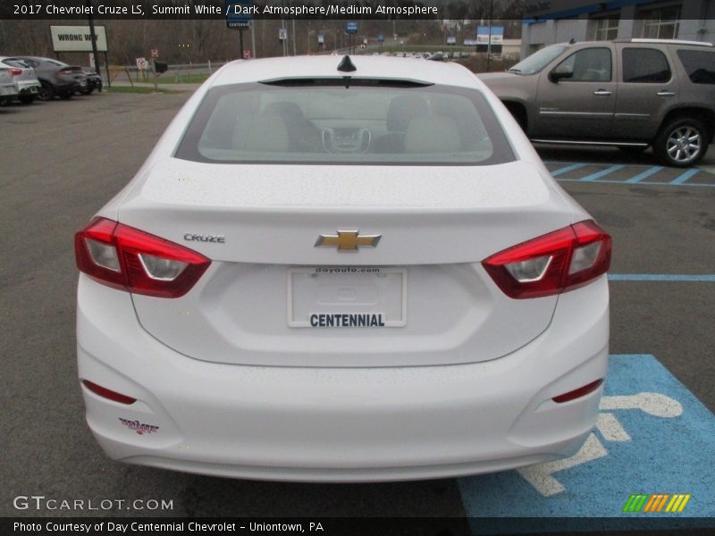 Summit White / Dark Atmosphere/Medium Atmosphere 2017 Chevrolet Cruze LS