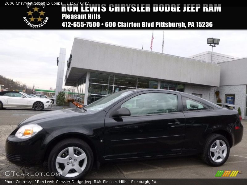 Black / Gray 2006 Chevrolet Cobalt LS Coupe