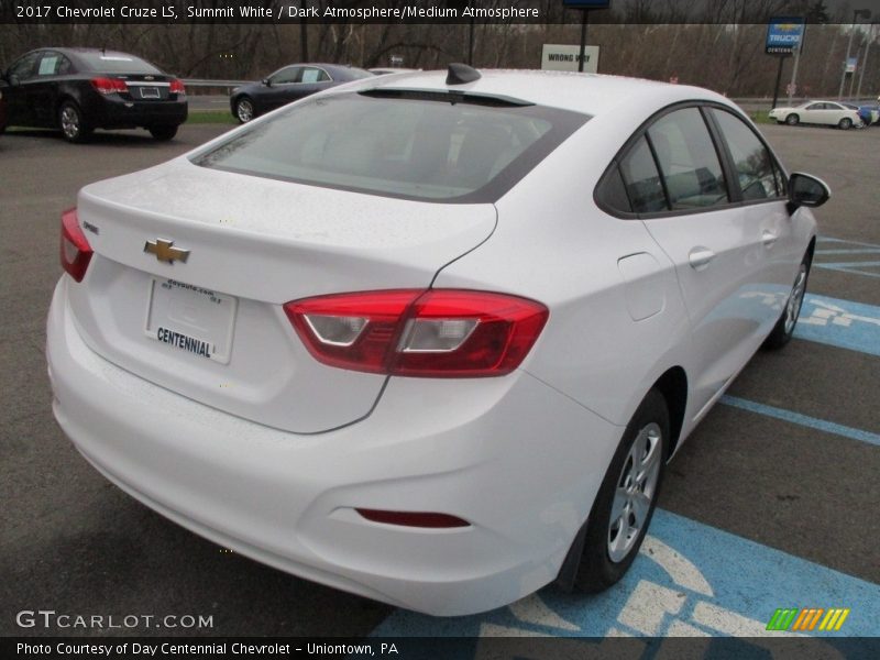 Summit White / Dark Atmosphere/Medium Atmosphere 2017 Chevrolet Cruze LS