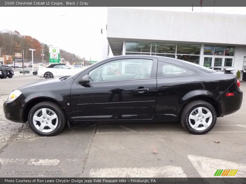 Black / Gray 2006 Chevrolet Cobalt LS Coupe