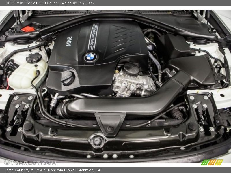 Alpine White / Black 2014 BMW 4 Series 435i Coupe