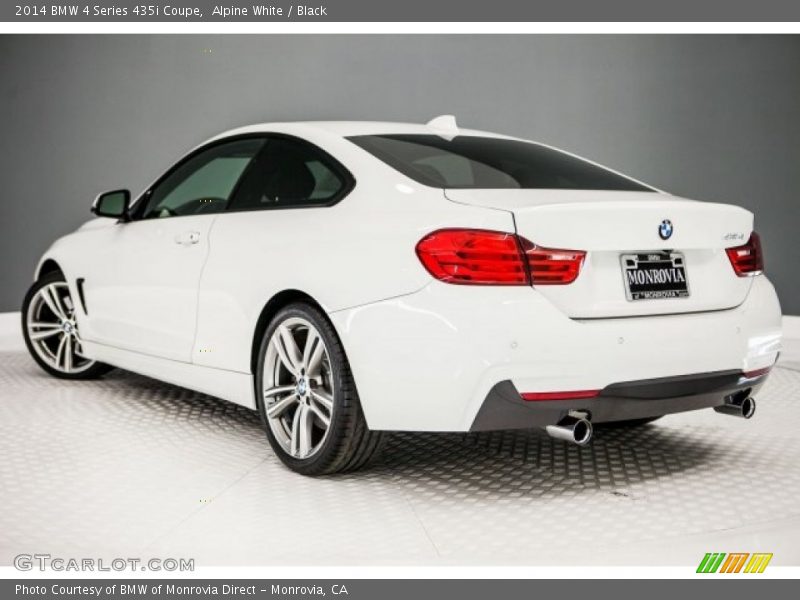 Alpine White / Black 2014 BMW 4 Series 435i Coupe