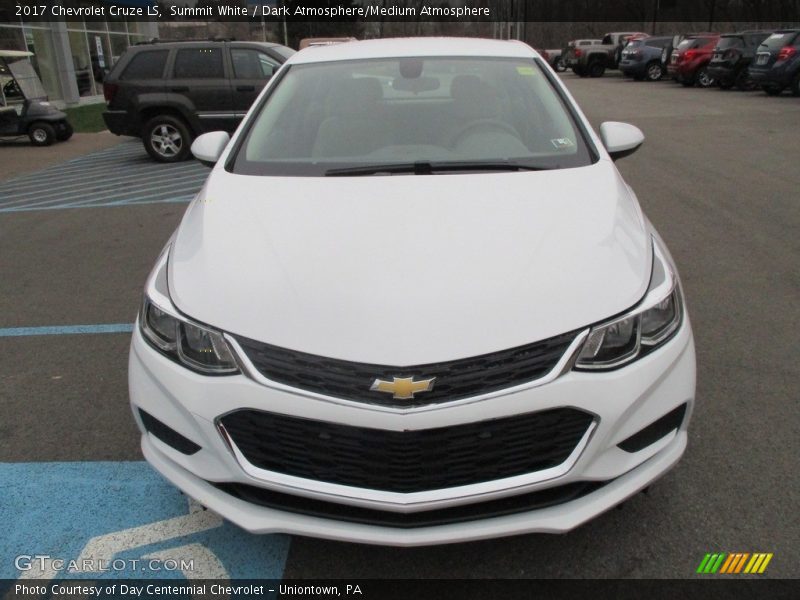 Summit White / Dark Atmosphere/Medium Atmosphere 2017 Chevrolet Cruze LS