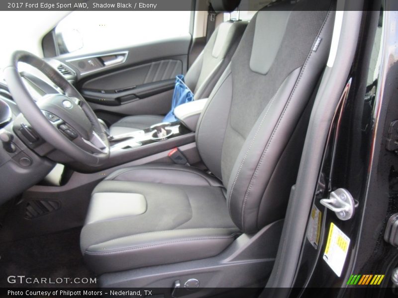  2017 Edge Sport AWD Ebony Interior