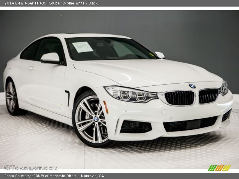 Alpine White / Black 2014 BMW 4 Series 435i Coupe