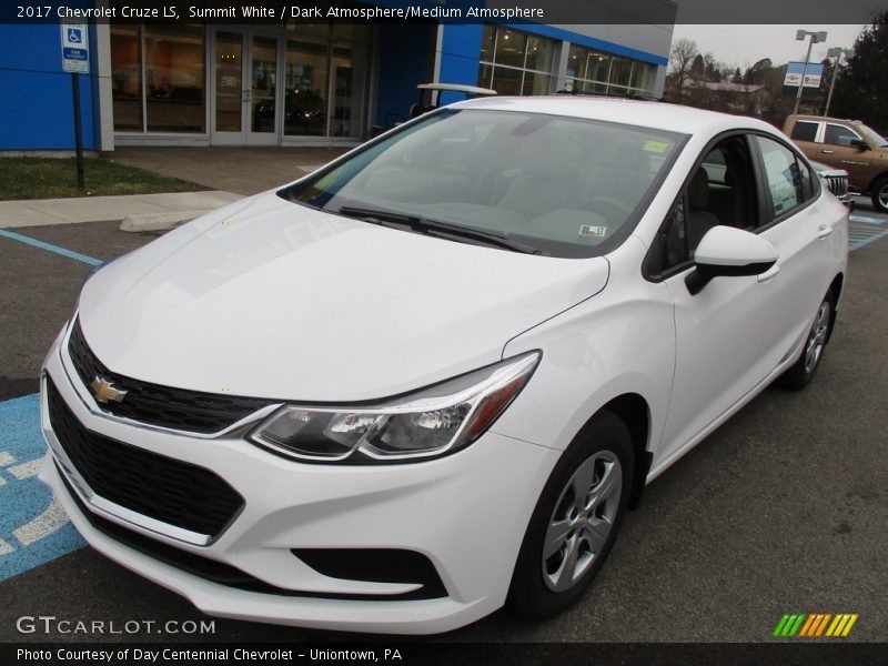 Summit White / Dark Atmosphere/Medium Atmosphere 2017 Chevrolet Cruze LS