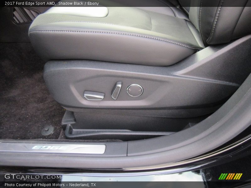 Front Seat of 2017 Edge Sport AWD