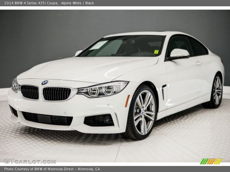 Alpine White / Black 2014 BMW 4 Series 435i Coupe
