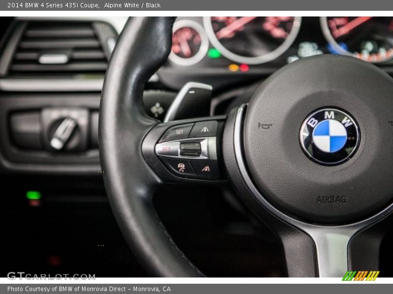 Alpine White / Black 2014 BMW 4 Series 435i Coupe