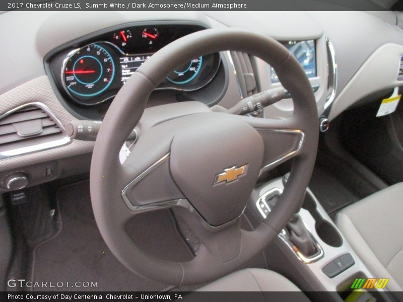 Summit White / Dark Atmosphere/Medium Atmosphere 2017 Chevrolet Cruze LS