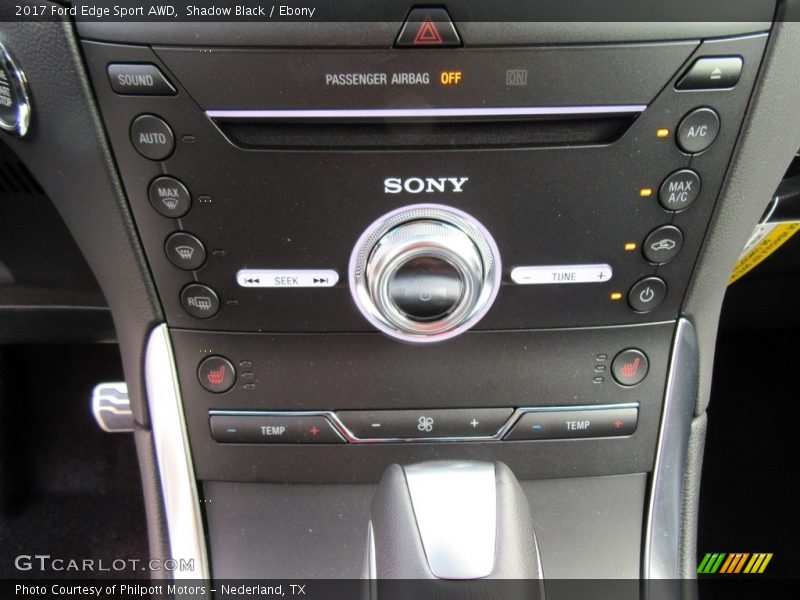 Controls of 2017 Edge Sport AWD